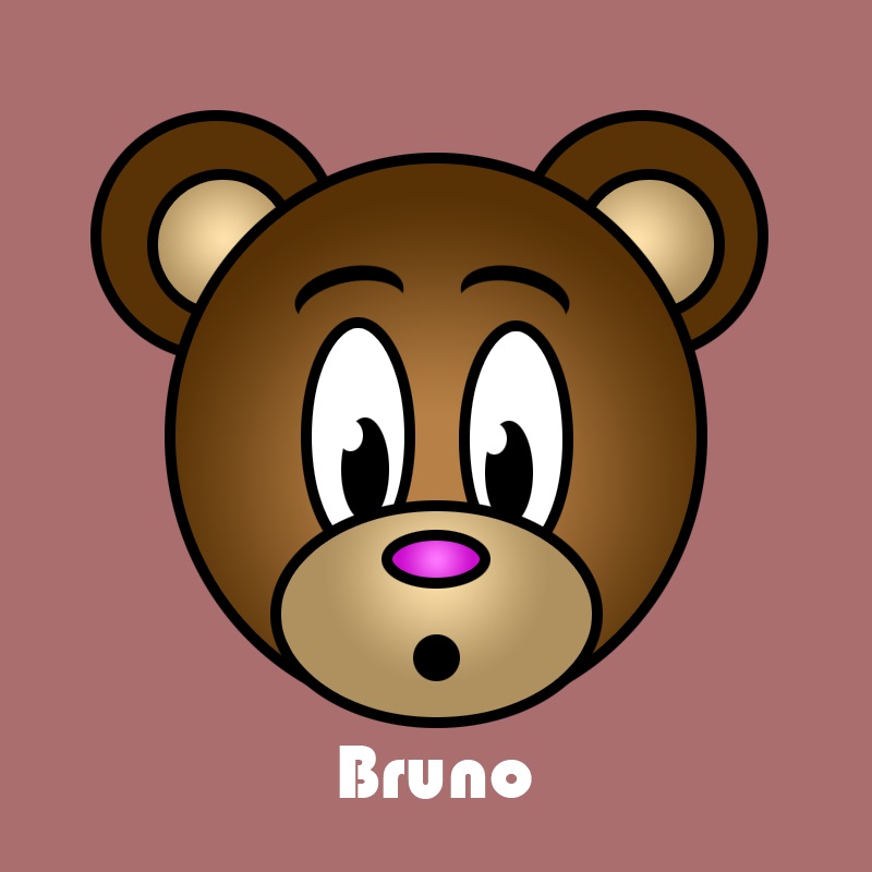 Billede af en photoshop billede med en asigt af en bjørn